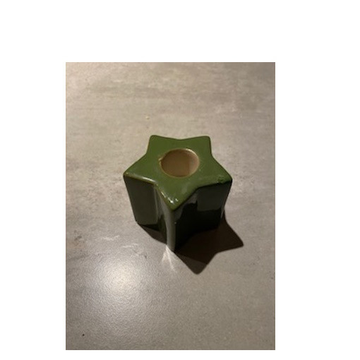 Kandelaar Catacol Groen, 6 cm hoog