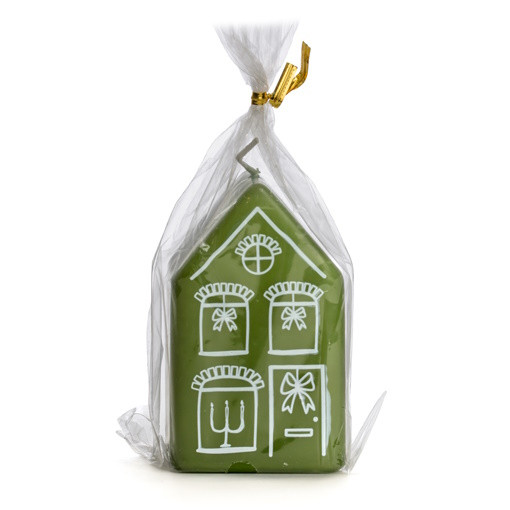 Kersthuisje middel tijm (groen)