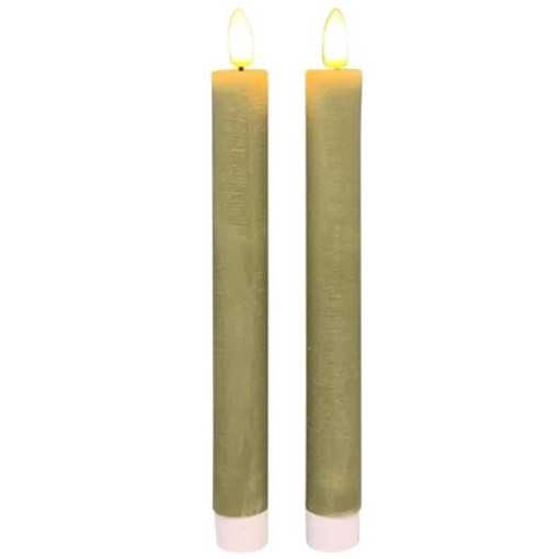 LED Kaars Set van 2 Lumière, 2x2x22
