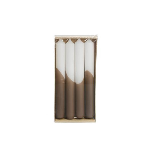DINER DIPPED, set van 4,  2,15X19 CM, kleur Cognac