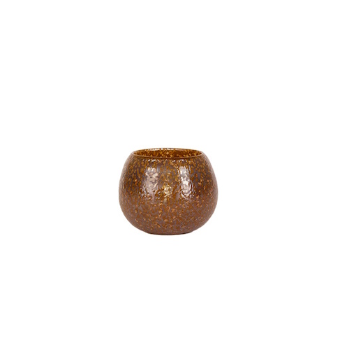 Theelichthouder Kemah votive brown